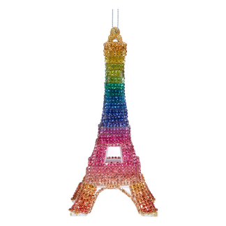 Kurt S. Adler Eiffeltoren kerst ornament | Kurt S. Adler (Steentjes, Gekleurd) T3774 K151001451