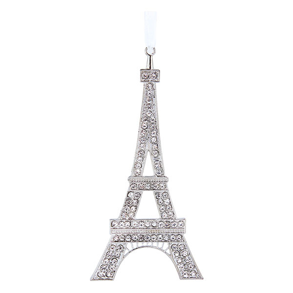 Kurt S. Adler Eiffeltoren kerst ornament | Kurt S. Adler (Zilver) D4944 K151001472 - 1