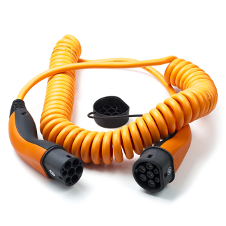 LAPP Laadkabel type 2 | LAPP | 5 meter (Spiraal, 11 kW, Oranje) 61799 K120510121