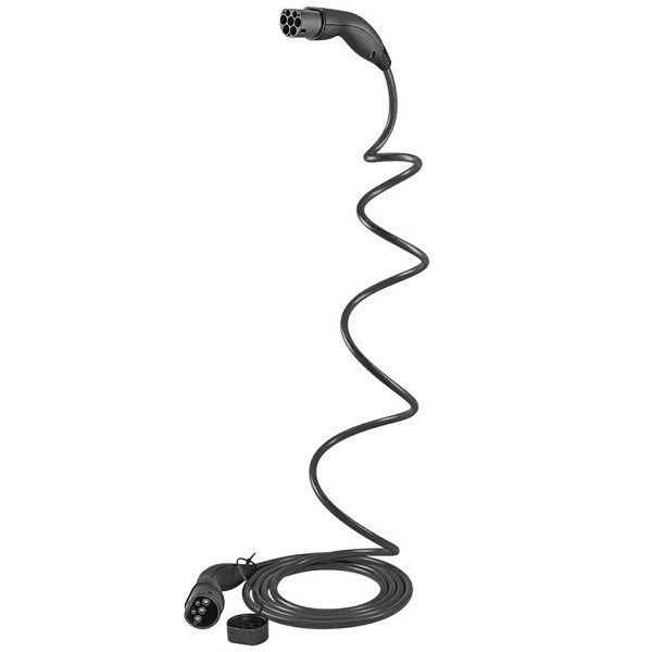 LAPP Laadkabel type 2 | LAPP | 5 meter (Vormhoudend, 7.4 kW, Zwart) 61794 K120510115 - 4