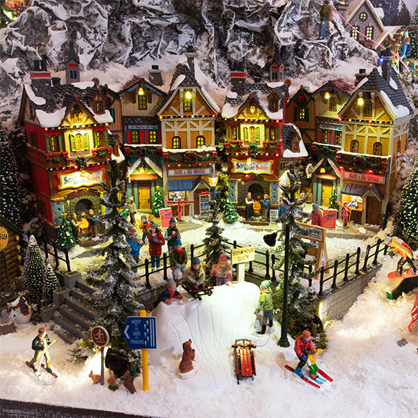 Lemax Façade | Lemax | Alpine Winter Shops | Vail Village (Batterijgevoed, Led, Handgeschilderd) 25869 K151001118 - 2
