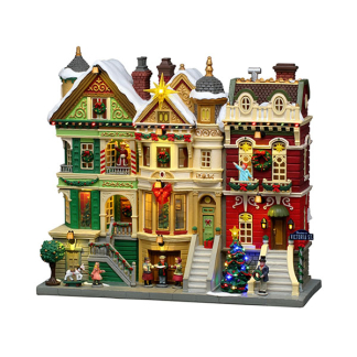 Lemax Façade | Lemax | Christmas On Victoria Street | Caddington Village (Batterijgevoed, Led, Handgeschilderd) 65530 K151001497