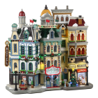 Façade | Lemax | The Holly Jolly Hotel | Caddington Village (Batterijgevoed, Led, Handgeschilderd)