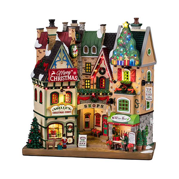 Lemax Façade | Lemax | Tis The Season Shops | General products (Batterijgevoed, Led, Handgeschilderd) 15804 K151001573 - 1