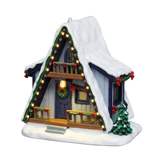Lemax Kerstdorp | Lemax | A-Frame Rental Home | Vail Village (Led, Handgeschilderd) 64678 K151001554
