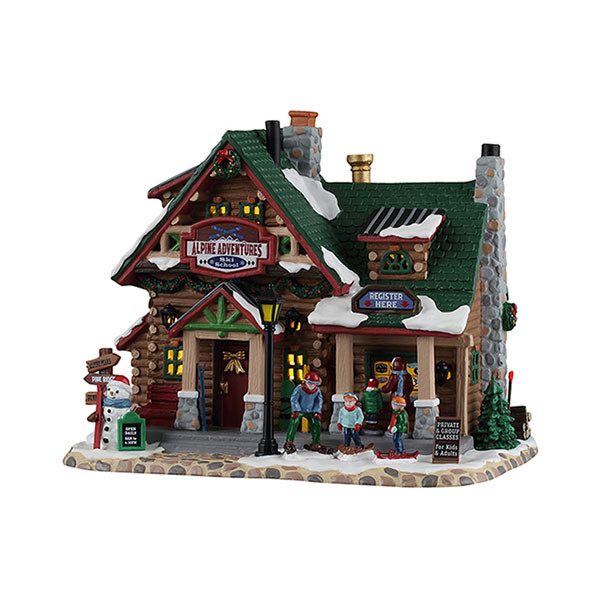 Lemax Kerstdorp | Lemax | Alpine Adventures Ski School | Vail Vilage (Led, Handgeschilderd) 65538-EU K151001550 - 1