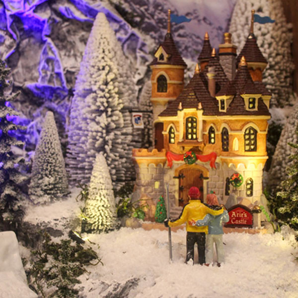 Lemax Kerstdorp | Lemax | Arie's Castle | Caddington Village (Led, Porselein, Handgeschilderd) 65561-EU K151001485 - 2