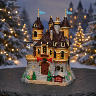 Lemax Kerstdorp | Lemax | Arie's Castle | Caddington Village (Led, Porselein, Handgeschilderd) 65561-EU K151001485 - 3