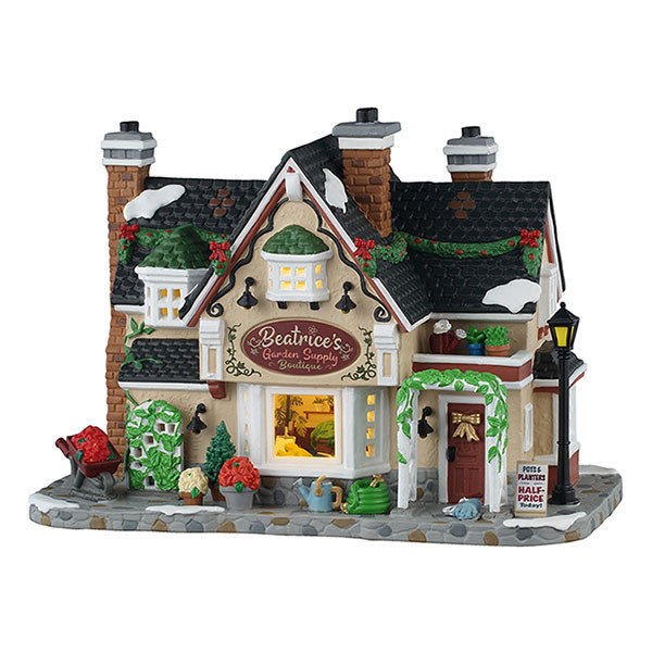 Lemax Kerstdorp | Lemax | Beatrice’s Garden Supply Boutique | Caddington Village (Led, Porselein, Handgeschilderd) 55346-EU K151001092 - 1
