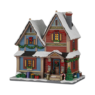 Lemax Kerstdorp | Lemax | Carol Residence | Caddington Village (Led, Porselein, Handgeschilderd) 65551-EU K151001483