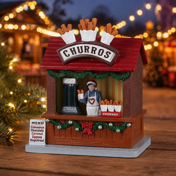 Lemax Kerstdorp | Lemax | Churros | Caddington Village (Handgeschilderd) 63827 K151001502 - 3