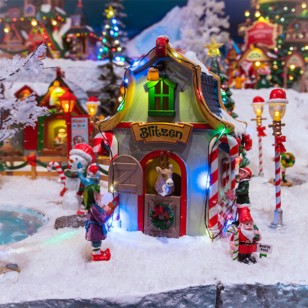 Lemax Kerstdorp | Lemax | Comet's Den | Santa’s Wonderland (Led, Handgeschilderd) 54533 K151001222 - 2
