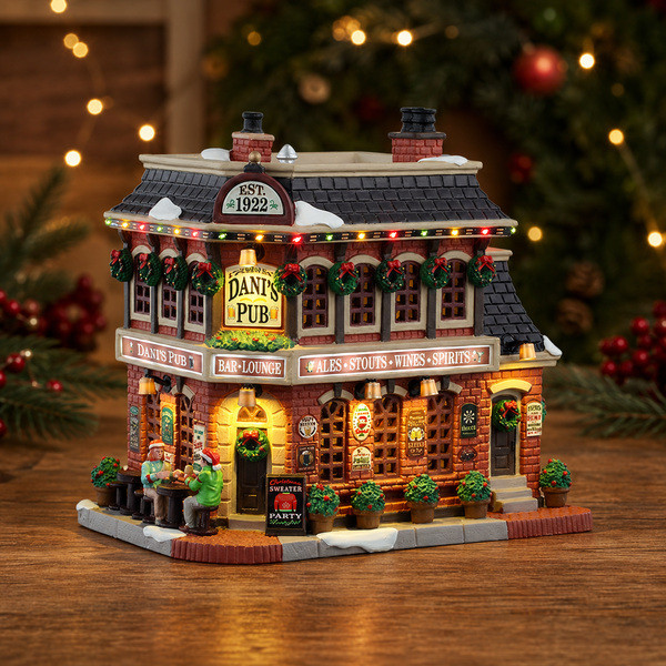 Lemax Kerstdorp | Lemax | Dani's Pub | Caddington Village (Led, Porselein, Handgeschilderd) 55356-EU K151001489 - 3