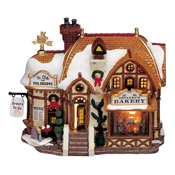 Lemax Kerstdorp | Lemax | Devaney’s Bakery | Caddington Village (Led, Porselein, Handgeschilderd) 35793-EU K151001097 - 1