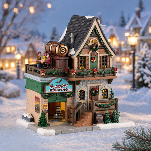 Lemax Kerstdorp | Lemax | Eagle's Nest Brewing | Vail Vilage (Led, Handgeschilderd) 65534-EU K151001545 - 3