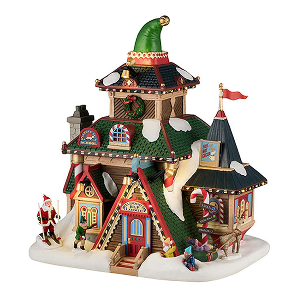 Lemax Kerstdorp | Lemax | Elwood’s Elf Lodge | Santa’s Wonderland (Led, Handgeschilderd) 45224 K151001107 - 1