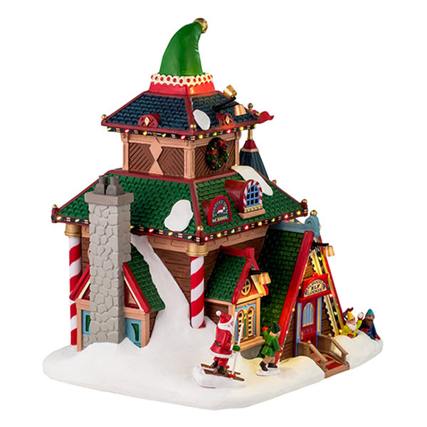 Lemax Kerstdorp | Lemax | Elwood’s Elf Lodge | Santa’s Wonderland (Led, Handgeschilderd) 45224 K151001107 - 3