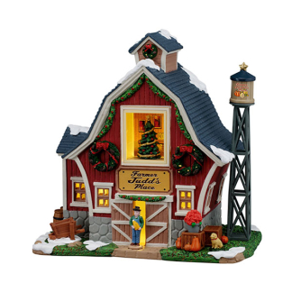 Lemax Kerstdorp | Lemax | Farmer Judd's Place | Harvest Crossing (Led, Porselein, Handgeschilderd) 65544-EU K151001538
