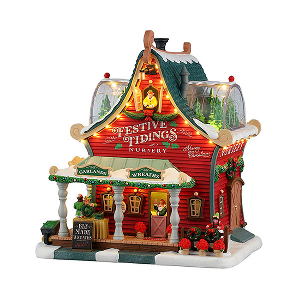 Lemax Kerstdorp | Lemax | Festive Tidings Nursery | Santa's Wonderland (Led, Handgeschilderd) 55350 K151001521 - 1