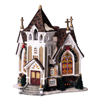 Lemax Kerstdorp | Lemax | Little River Church | Harvest Crossing (Led, Porselein) 45069-EU K151001102