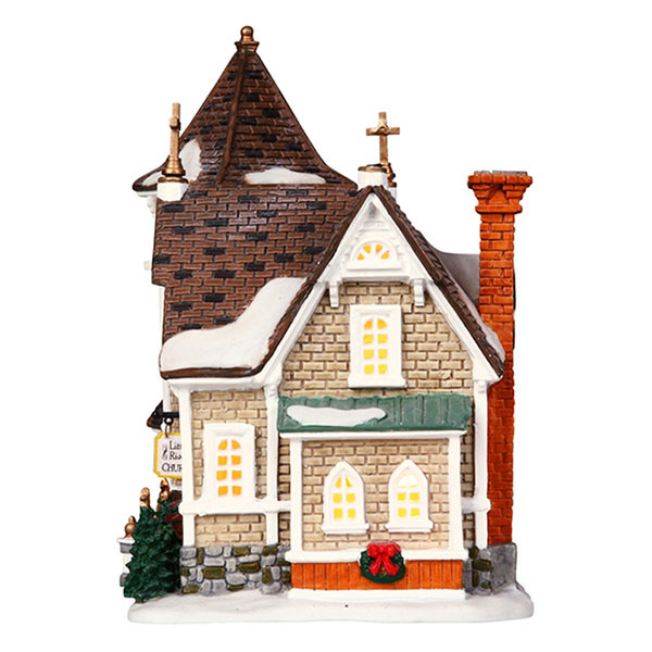Lemax Kerstdorp | Lemax | Little River Church | Harvest Crossing (Led, Porselein, Handgeschilderd) 45069-EU K151001102 - 3
