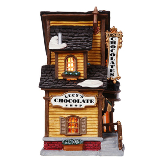 Lemax Kerstdorp | Lemax | Lucy’s Chocolate Shop | Caddington Village (Led, Porselein) 45052-EU K151001098 - 3