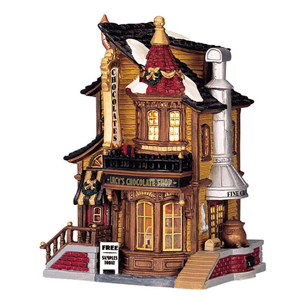 Lemax Kerstdorp | Lemax | Lucy’s Chocolate Shop | Caddington Village (Led, Porselein, Handgeschilderd) 45052-EU K151001098 - 1