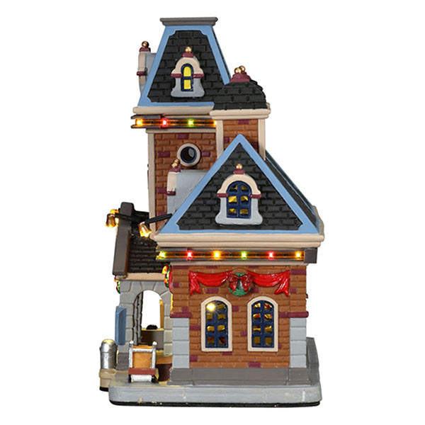 Lemax Kerstdorp | Lemax | Main Terminal Train Station | Caddington Village (Led, Porselein, Handgeschilderd) 75194-EU K151001096 - 2