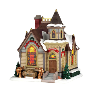 Lemax Kerstdorp | Lemax | Maple Lane Chapel | Harvest Crossing (Led, Porselein, Handgeschilderd) 65542-EU K151001537