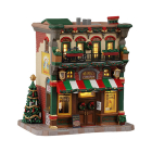 Lemax Kerstdorp | Lemax | Mario's Pizzeria & Bistro | Caddington Village (Led, Porselein, Handgeschilderd) 65554-EU K151001491 - 1