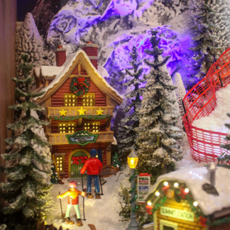 Lemax Kerstdorp | Lemax | Mountain View Hotel | Vail Vilage (Led, Handgeschilderd) 65579-EU K151001548 - 2