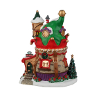 Lemax Kerstdorp | Lemax | No.2 Elf Lane | Santa's Wonderland (Led, Handgeschilderd) 24016 K151001528 - 1
