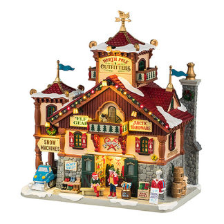 Lemax Kerstdorp | Lemax | North Pole Outfitters | Santa’s Wonderland (Batterijgevoed, Led) 45266 K151001112
