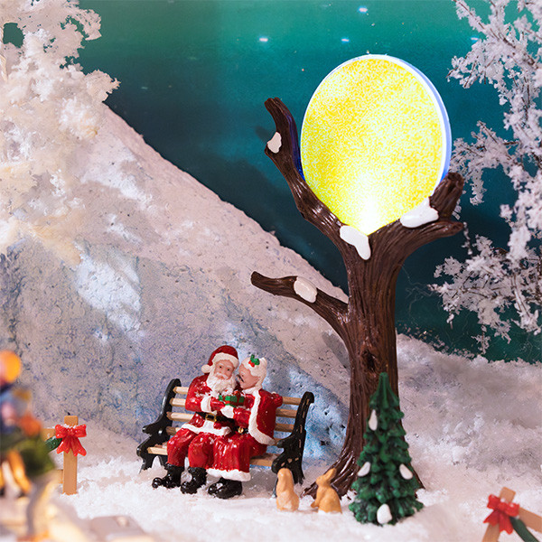 Lemax Kerstdorp | Lemax | North Pole Romance | Santa’s Wonderland (Batterijgevoed, Led, Handgeschilderd) 54462 K151001128 - 4
