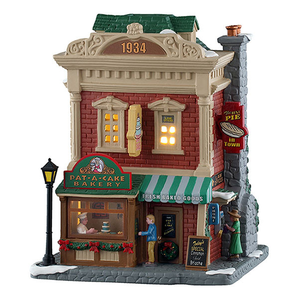 Lemax Kerstdorp | Lemax | Pat-A-Cake Bakery | Caddington Village (Led, Porselein, Handgeschilderd) 55349-EU K151001088 - 1