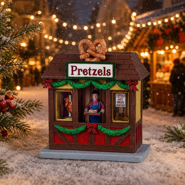 Lemax Kerstdorp | Lemax | Pretzels | Caddington Village (Handgeschilderd) 63829 K151001504 - 3