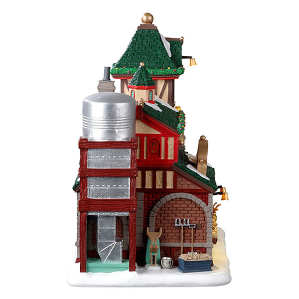 Lemax Kerstdorp | Lemax | Santa’s Reindeer Stables | Santa’s Wonderland (Batterijgevoed, Led, Handgeschilderd) 25926 K151001111 - 2