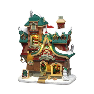 Lemax Kerstdorp | Lemax | Santa's Elf Dormitory | Santa's Wonderland (Batterijgevoed, Led, Handgeschilderd) 65533 K151001523