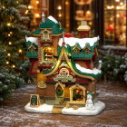 Lemax Kerstdorp | Lemax | Santa's Elf Dormitory | Santa's Wonderland (Batterijgevoed, Led, Handgeschilderd) 65533 K151001523 - 2