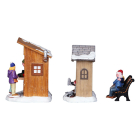 Lemax Kerstdorp | Lemax | Skate Rentals | General Products (Set van 3, Handgeschilderd) 3849 K151001133 - 2