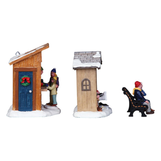 Lemax Kerstdorp | Lemax | Skate Rentals | General Products (Set van 3, Handgeschilderd) 3849 K151001133 - 3