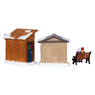 Lemax Kerstdorp | Lemax | Skate Rentals | General Products (Set van 3, Handgeschilderd) 3849 K151001133 - 4