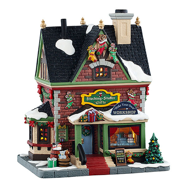 Lemax Kerstdorp | Lemax | Stocking Stuffer Gifts | Caddington Village (Led, Porselein, Handgeschilderd) 55334-EU K151001094 - 1