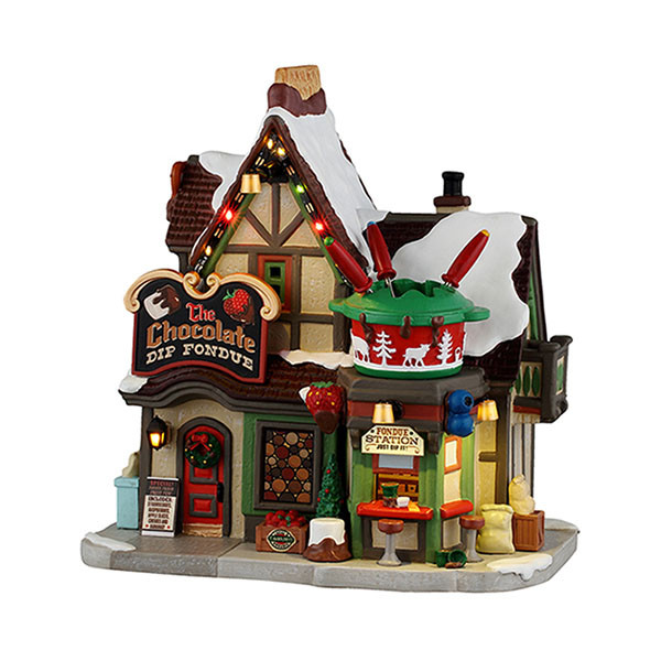 Lemax Kerstdorp | Lemax | The Chocolate Dip Fondue | Vail Vilage (Led, Handgeschilderd) 55355-EU K151001544 - 1