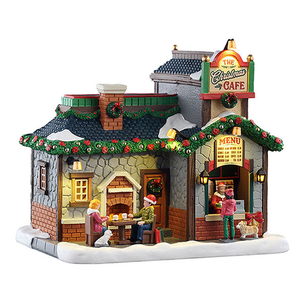 Lemax Kerstdorp | Lemax | The Christmas Cafe | Caddington Village (Led, Handgeschilderd) 55313 K151001087 - 1