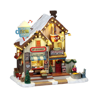 Lemax Kerstdorp | Lemax | The Cocoa Shanty | Harvest Crossing (Batterijgevoed, Led, Handgeschilderd) 65528 K151001536