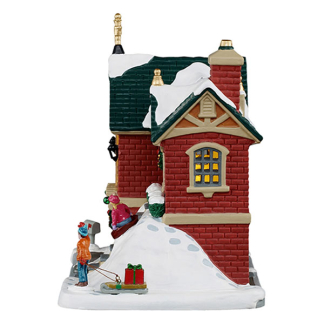 Lemax Kerstdorp | Lemax | The Little Brick House | Caddington Village (Led, Porselein) 55348-EU K151001086 - 2