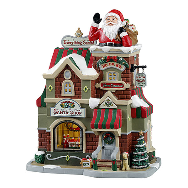 Lemax Kerstdorp | Lemax | The Santa Shop | Caddington Village (Led, Porselein, Handgeschilderd) 35039-EU K151001095 - 1