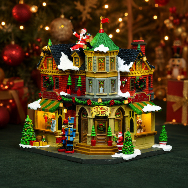 Lemax Kerstdorp | Lemax | Tidings And Joy | Caddington Village (Batterijgevoed, Led, Handgeschilderd) 65526 K151001487 - 2