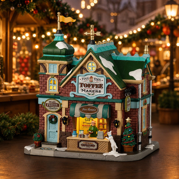 Lemax Kerstdorp | Lemax | Tiny Tim's Toffee Makers | Caddington Village (Led, Porselein, Handgeschilderd) 55337-EU K151001494 - 2